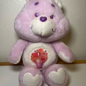 Care Bears Purple and White Stuffed Animal